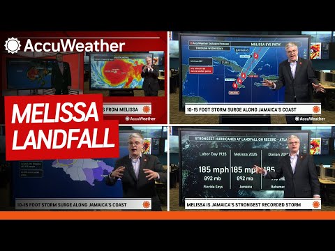 Hurricane Melissa Makes Landfall in Jamaica with 185 mph Winds