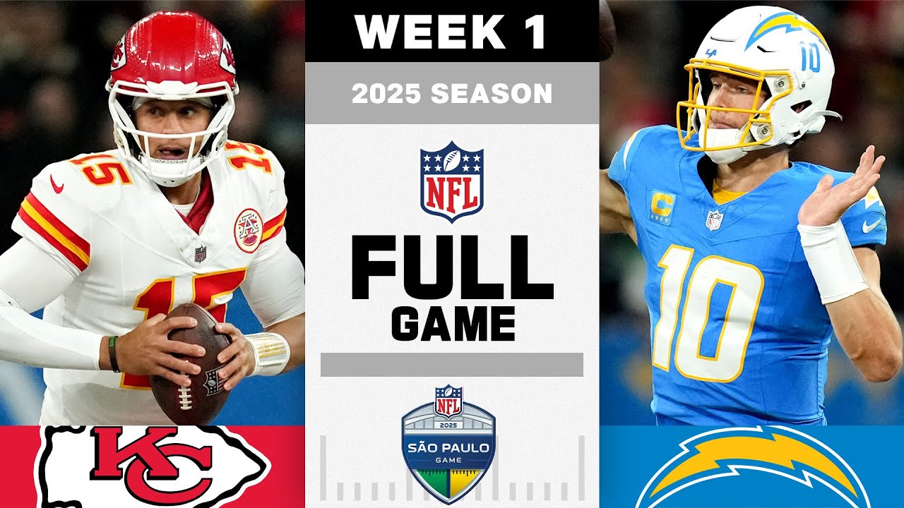 Kansas City Chiefs vs. Los Angeles Chargers | Week 1 NFL 2025 Full Game πΊ