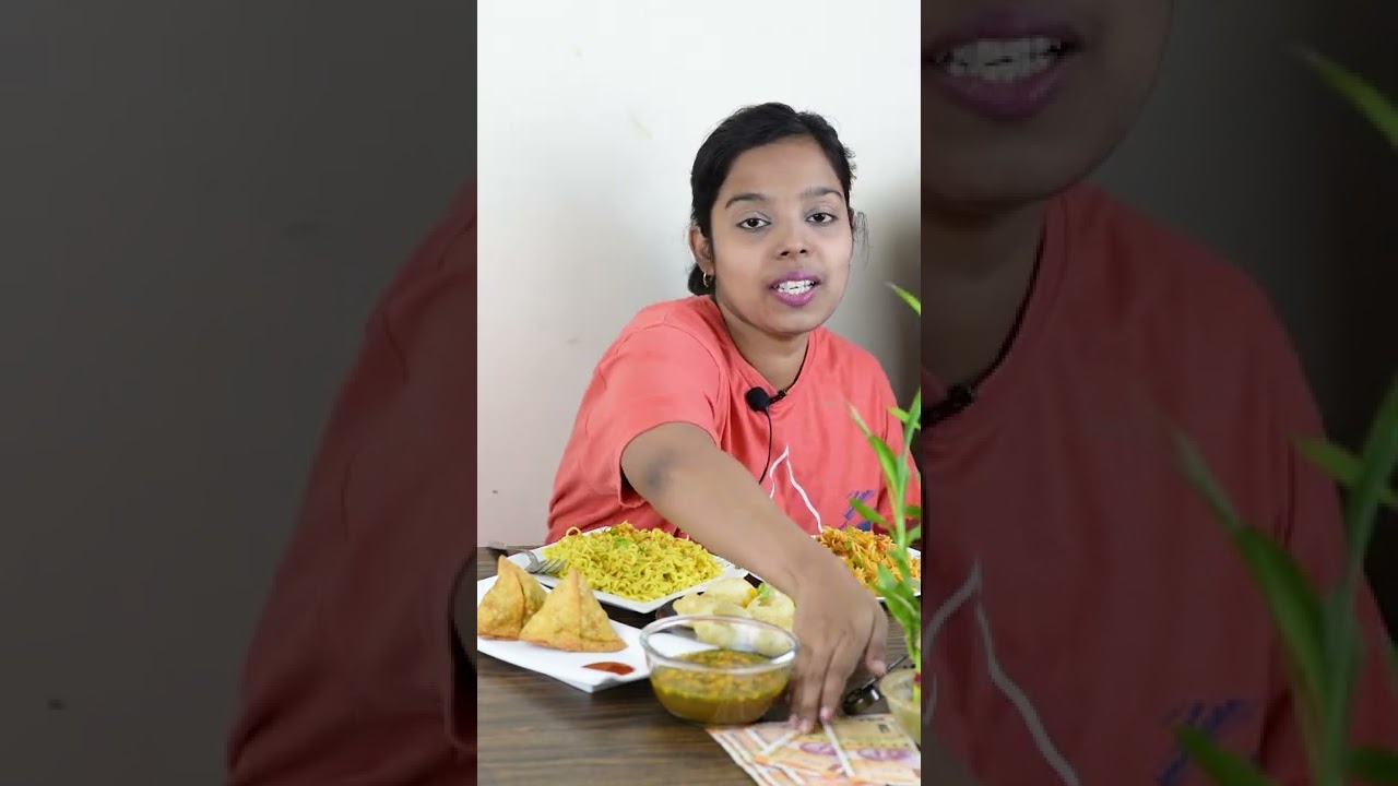 10-Min Pasta, Panipuri & Samosa Challenge for ₹1000 🤑