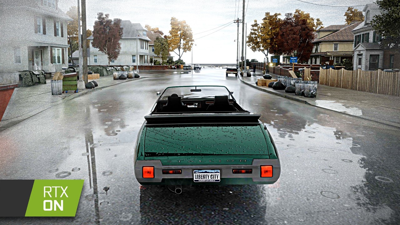 GTA IV - RTX Remix Path Tracing REMASTERED 2026 Textures 4k Graphics Mod! RTX 5090 Max Settings