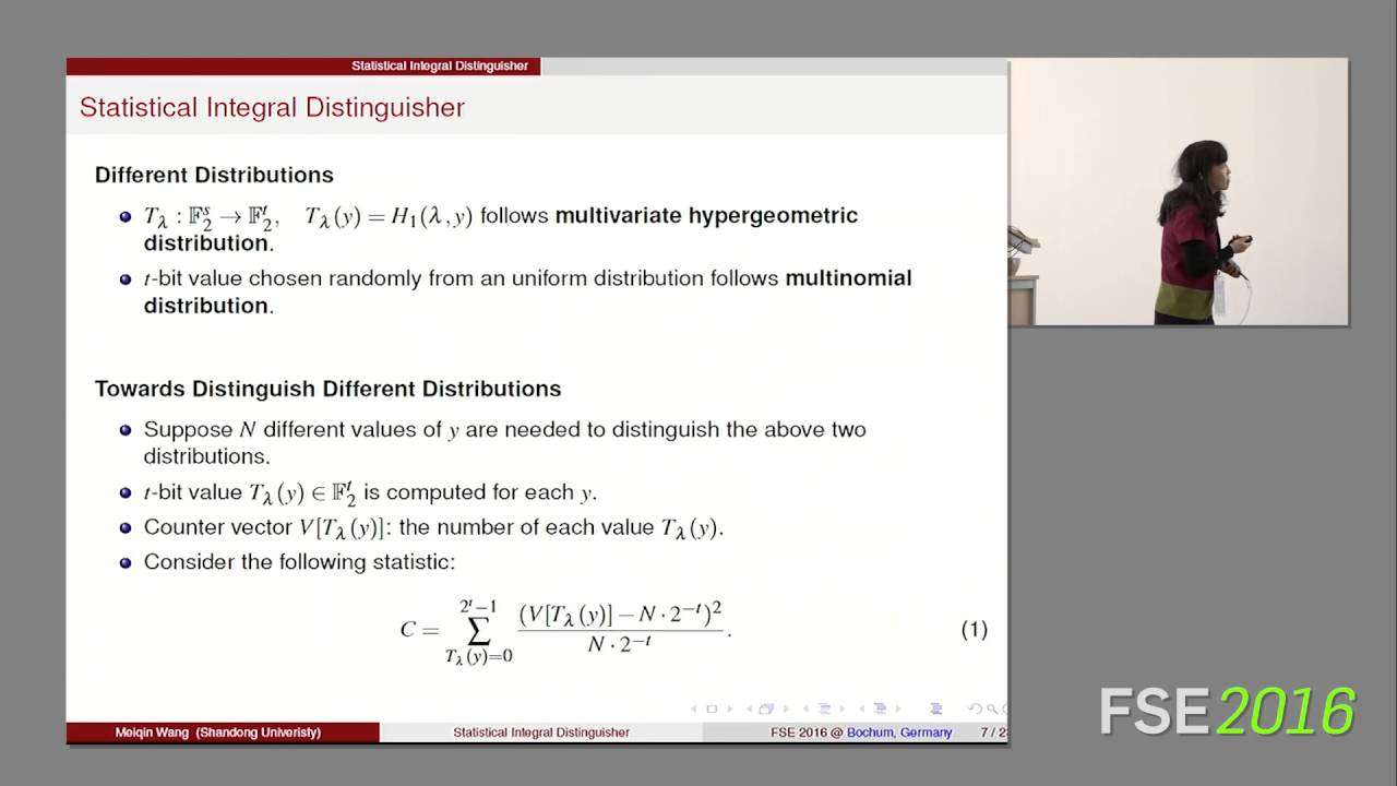 Meiqin Wang Unveils Advanced Statistical Cryptanalysis of Full Skipjack Variants 🔐