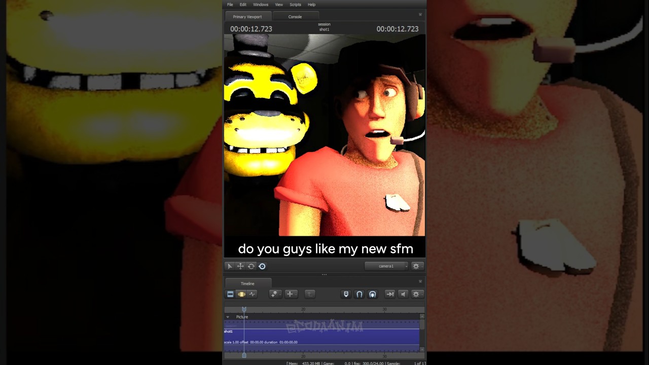 FNAF SFM Golden Freddy Rap Animation 🎤