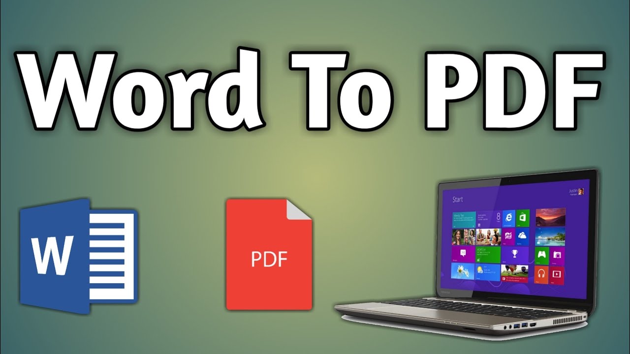 Laptop Par Word To PDF Converter | Word File Ko PDF Mein Kaise Banaye