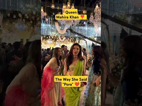 Mahira Khan at Kubra Khan Wedding ❤️ #mahirakhan #kubrakhan #goharrasheed #wedding #pakistaniactress