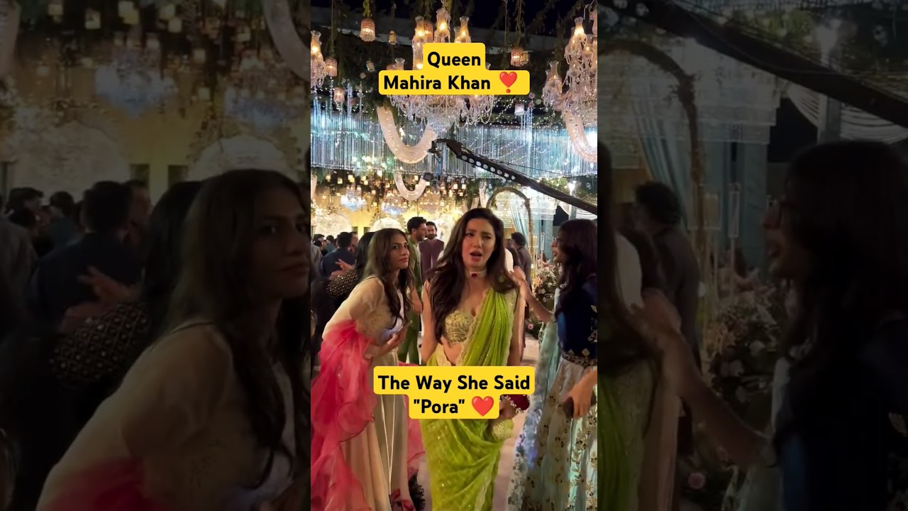 Mahira Khan at Kubra Khan's Wedding ❤️