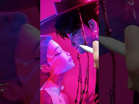 Rumi & Jinu 💓 They LOVE Each Other Part4 #kpopdemonhunters #sajaboys #digitalart #shorts #huntrix