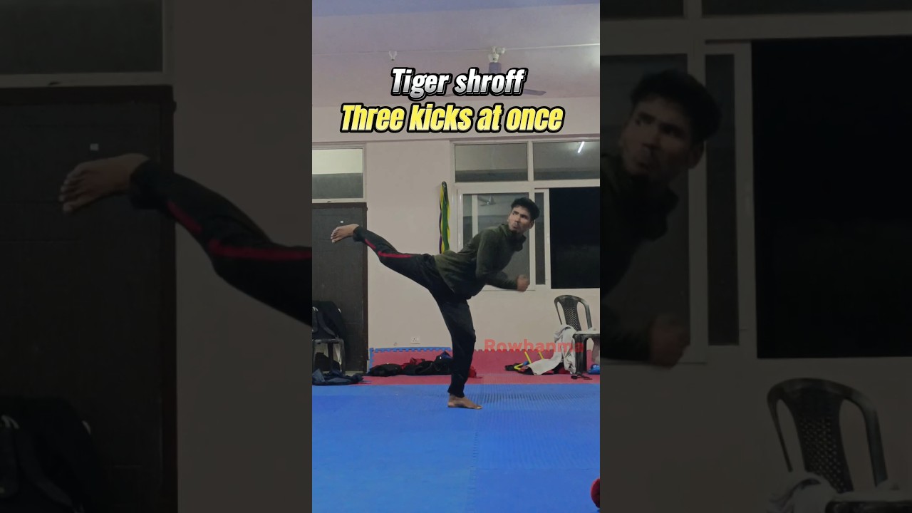 Tiger Shroff's 3-Kick Combo Tutorial 🥋