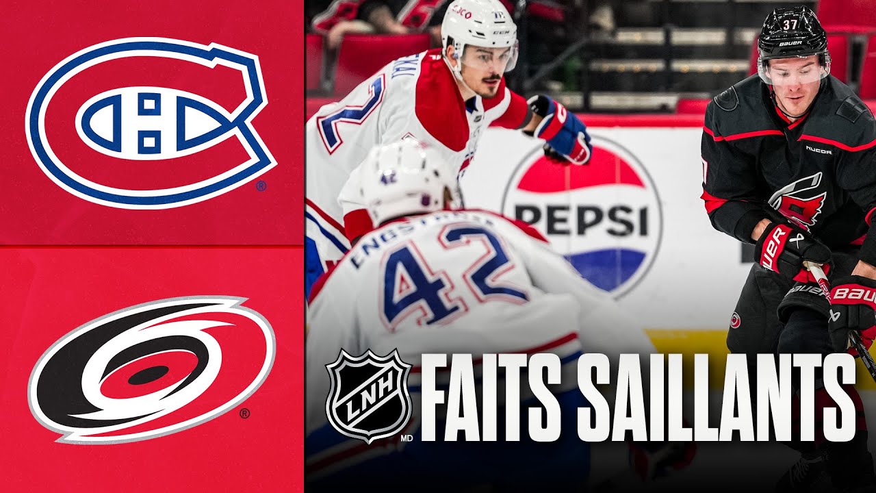 Canadiens vs Hurricanes | 01/01/26 | Faits saillants