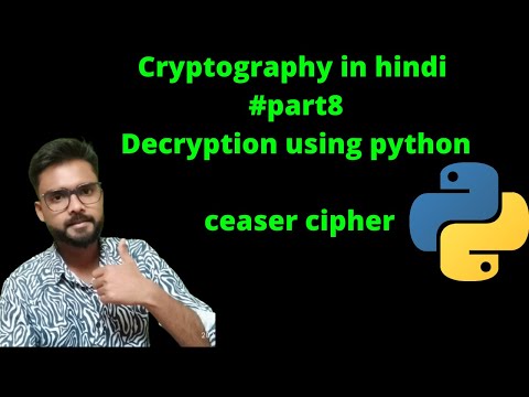 decryption using python script in hindi || cryptography in hindi part8