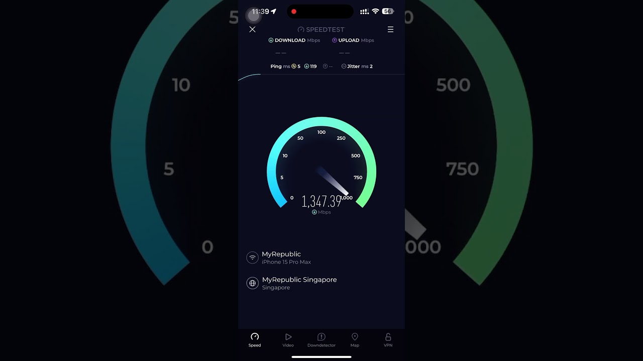 Myrepublic 10Gbps WiFi 7 Speed Test 📶
