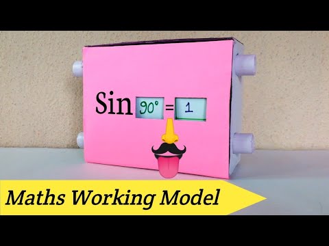 Maths Working Model on Trigonometric ratios | Maths Model for Class 10 | working Model of Maths