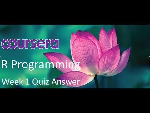 R Programming - Week 1 Quiz Answer - Coursera