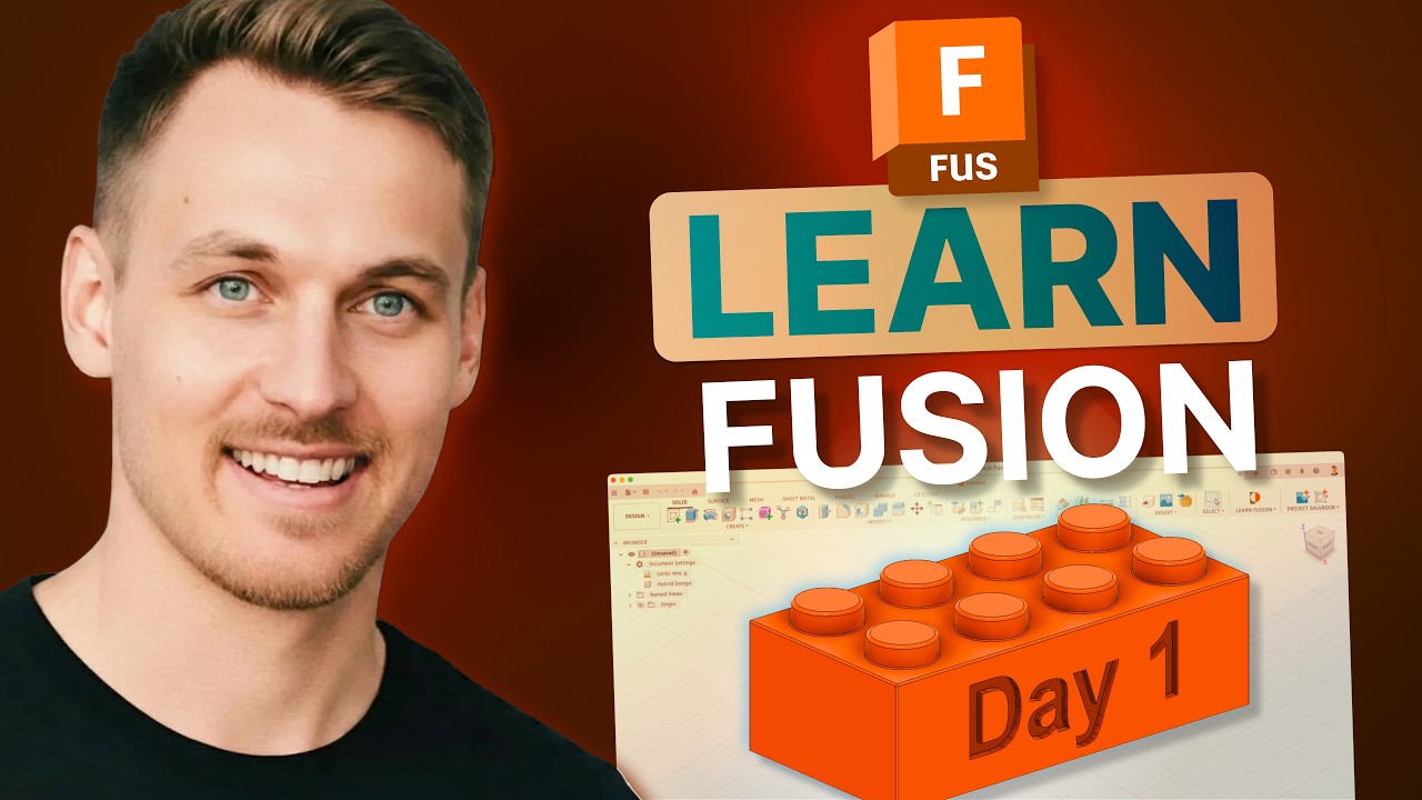 Day 1 Learn Autodesk Fusion in 30 Days: Day 1 (2026 Edition)