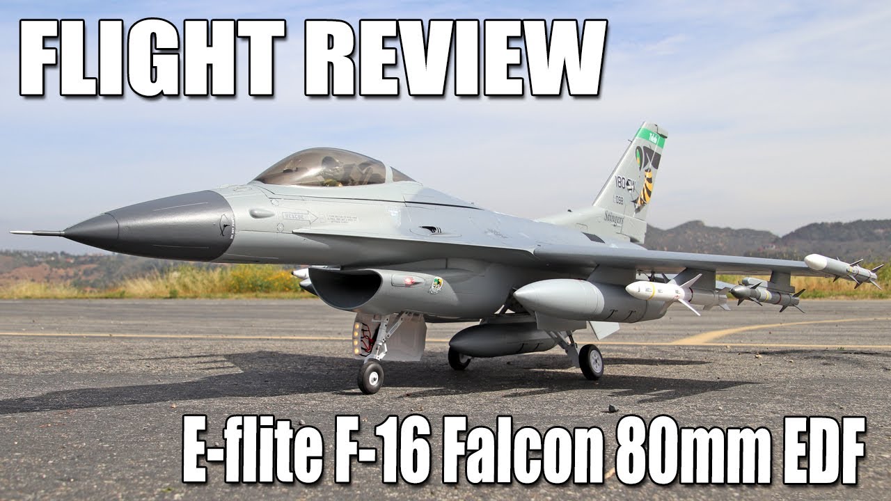 E-flite F-16 Falcon 80mm EDF PNP: Complete Assembly & Flight Test ✈️