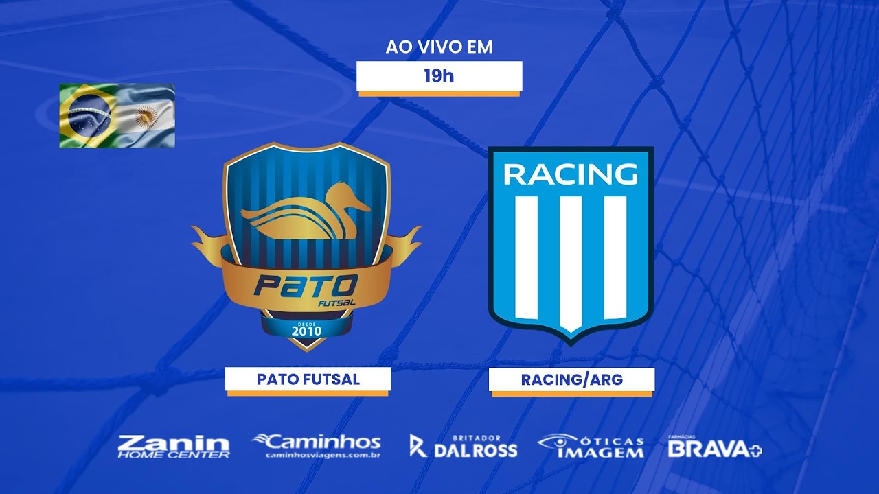 Pato Futsal vs Racing ARG - Amistoso 2026 🏆