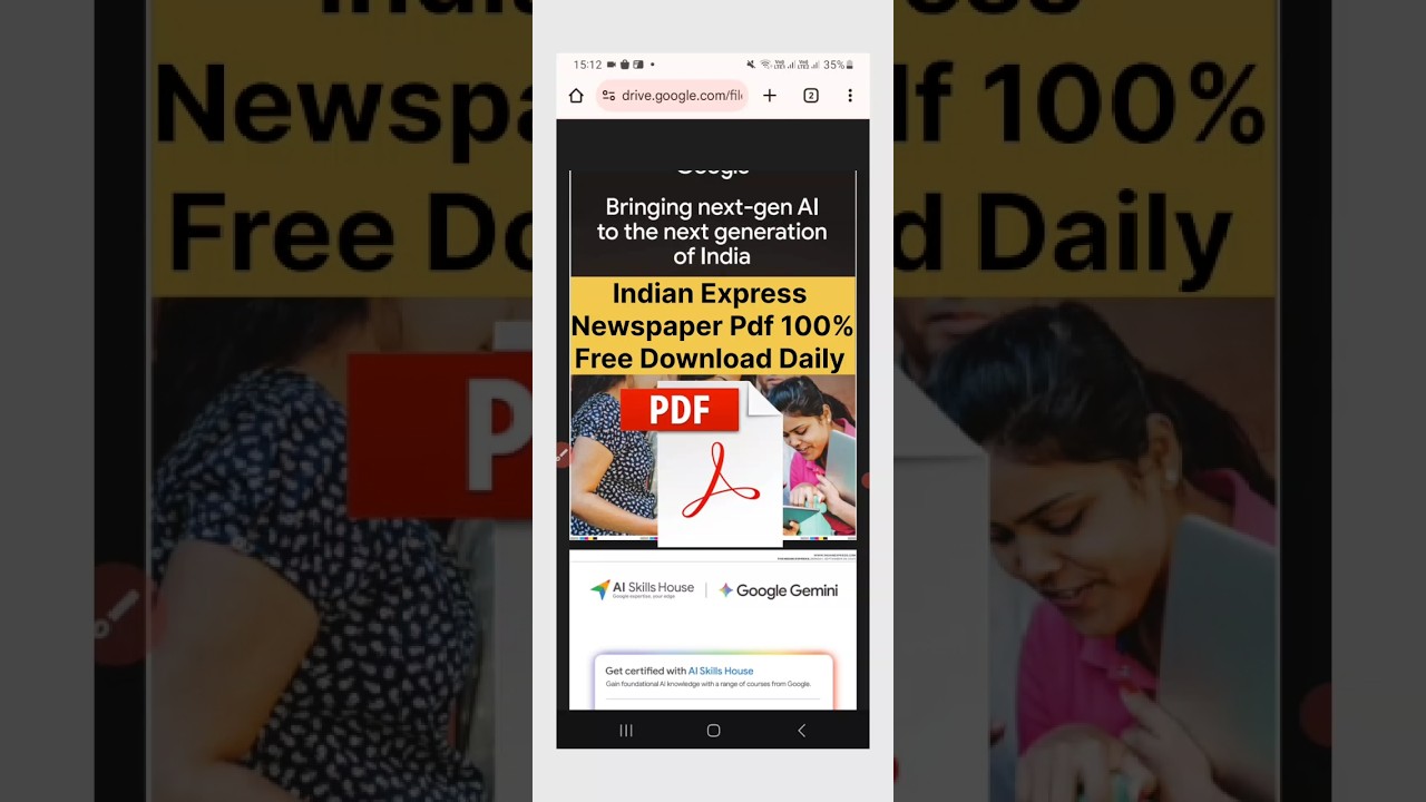 Download Indian Express Newspaper PDF for Free Daily 📰