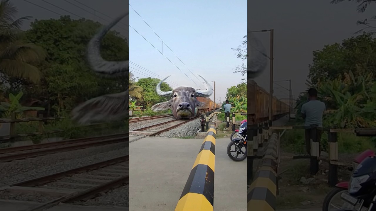 Furious Buffalo Headed Trains at Railgate #shorts