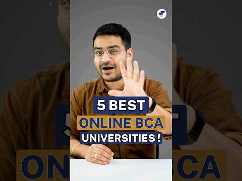 💥Online BCA 5 Best Universities! Online BCA 2023 Apply Now! #shorts #BCA #OnlineBCA #BCAColleges
