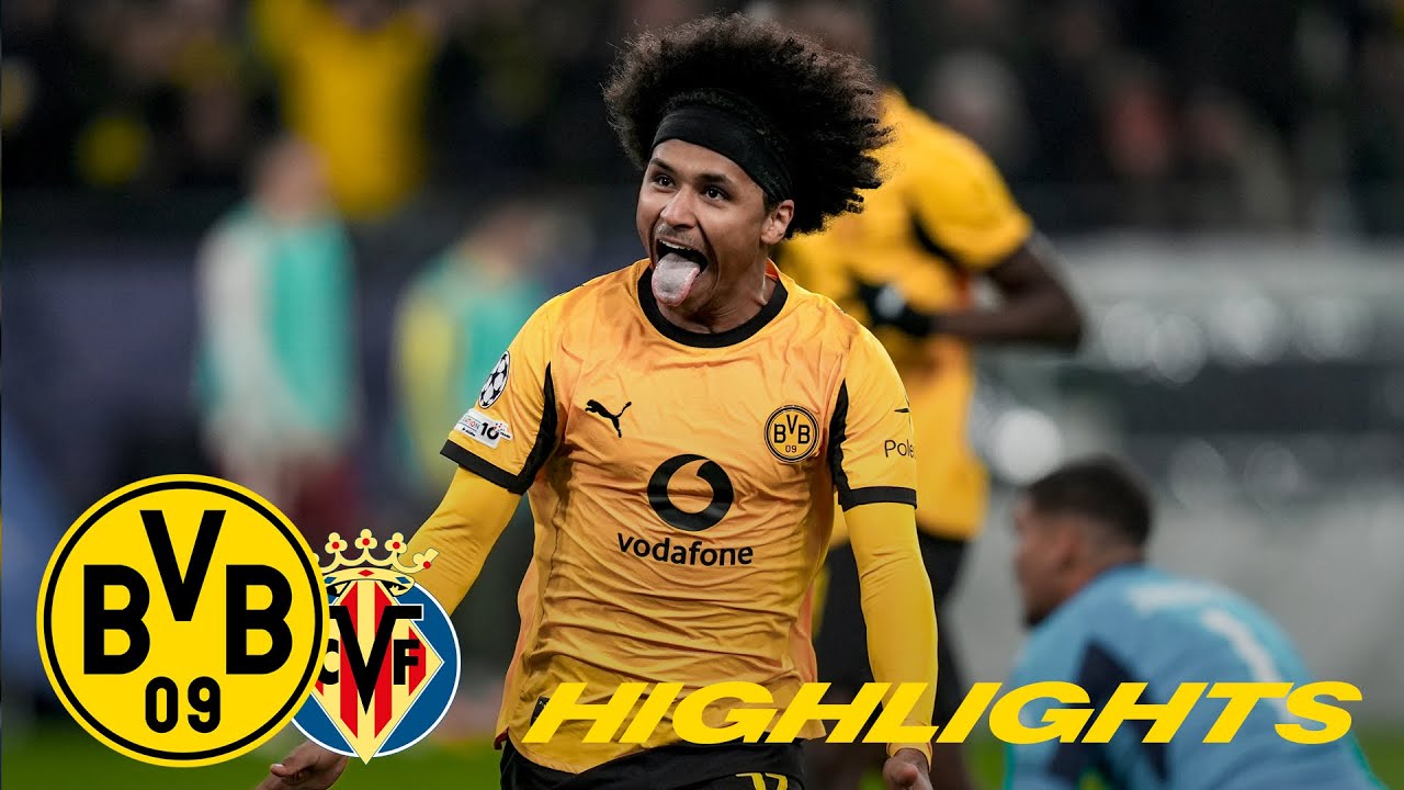 BVB Dominates Villarreal 4-0 ⚽ Highlights & Goals