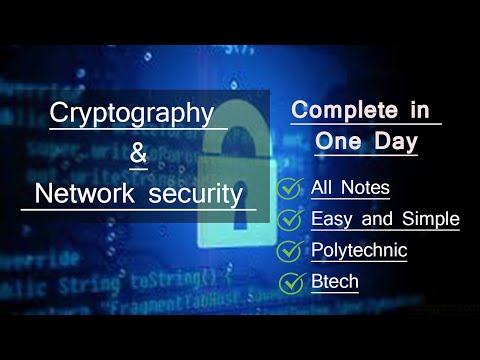Cryptography and Network security Notes - Full syllabus