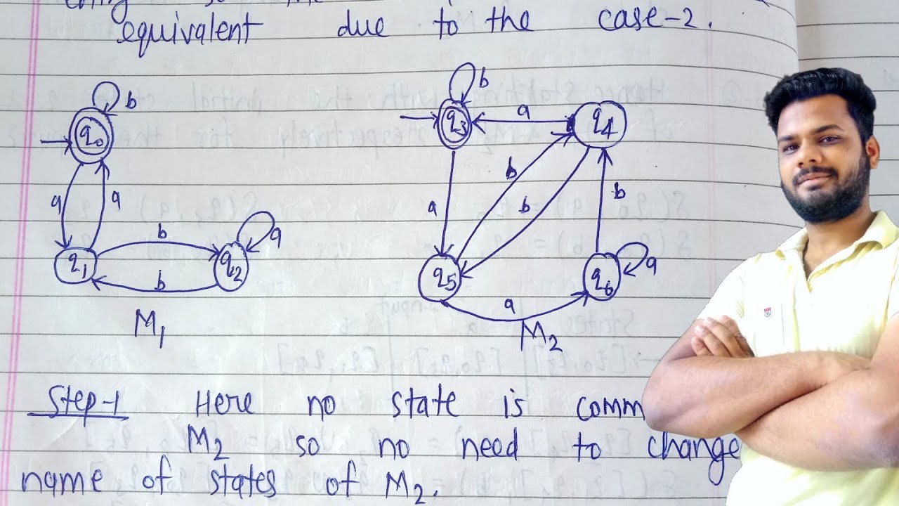 Equivalence of Two finite automata example 2 l TOC | lec-11