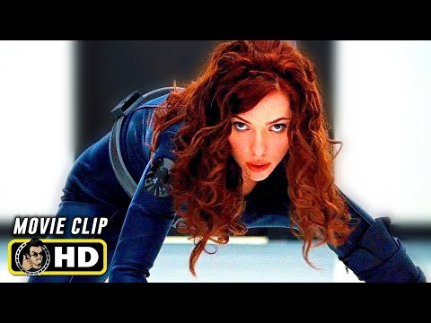 IRON MAN 2 (2010) Black Widow Fight Scene [HD] Scarlett Johansson