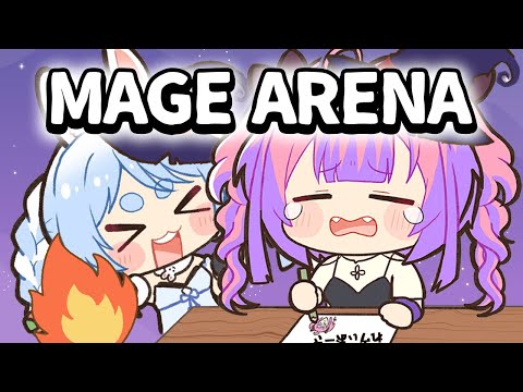 【 Mage Arena 】ぺこら先輩と！魔法を詠唱して戦うゲーム！？【#綺々羅々ヴィヴィ #hololiveDEV_IS #FLOWGLOW】