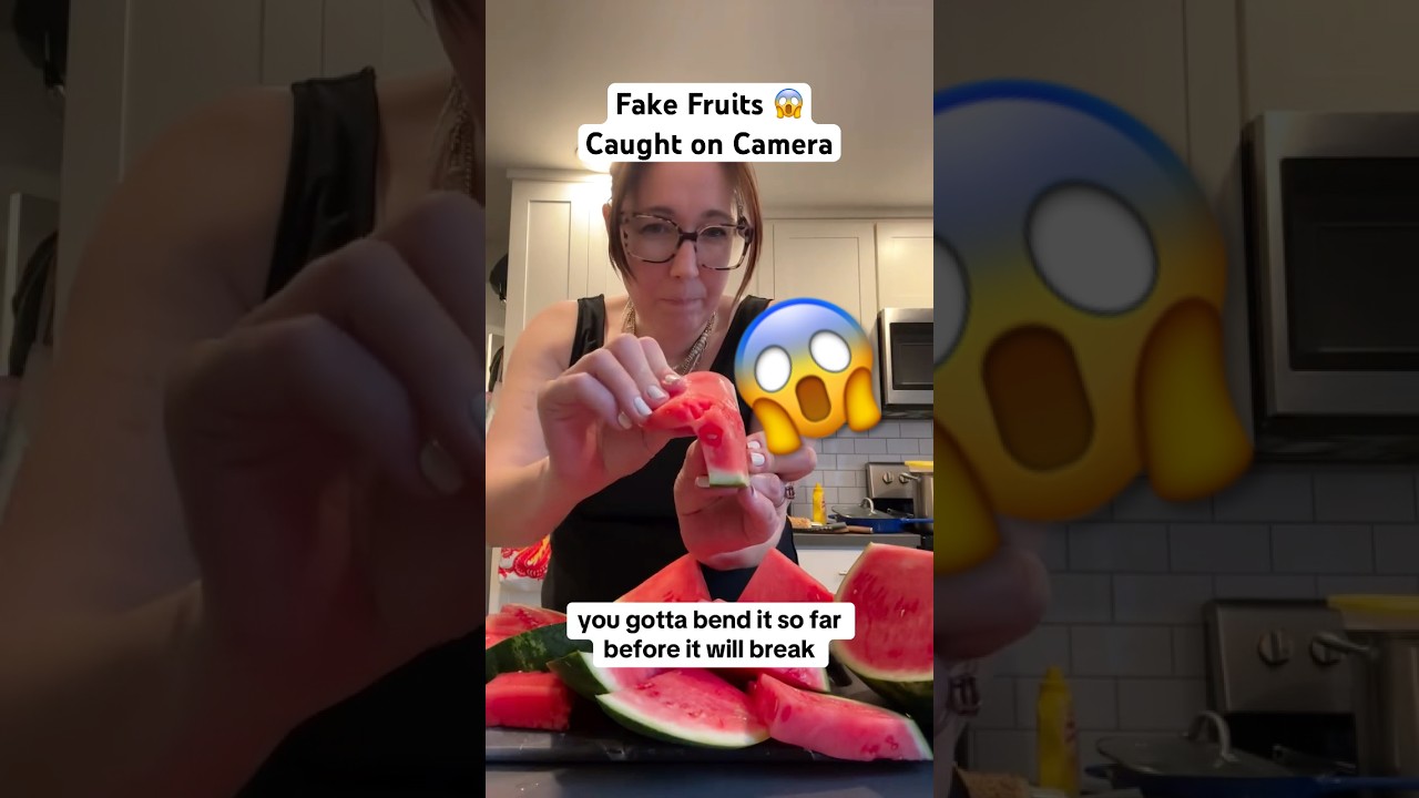 Fake Fruits Caught on Camera 🍎