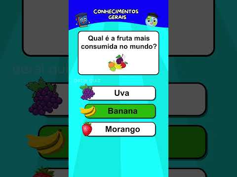 Você consegue acertar todas essas perguntas? Quiz de conhecimentos gerais #quiz #perguntas