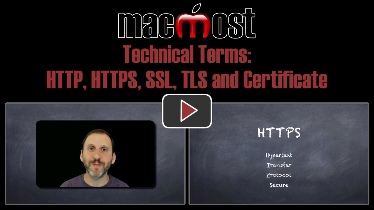 Technical Terms: HTTP, HTTPS, SSL, TLS and Certificate (#1705)