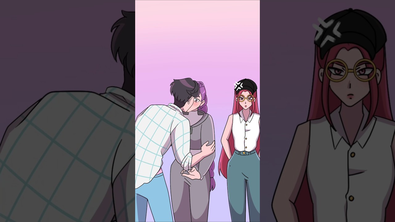 Jinu & Rumi's Viral Kissing Strangers Animation | KPOP Demon Hunters 🔥