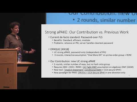 Strong Asymmetric PAKE Based on Trapdoor CKEM