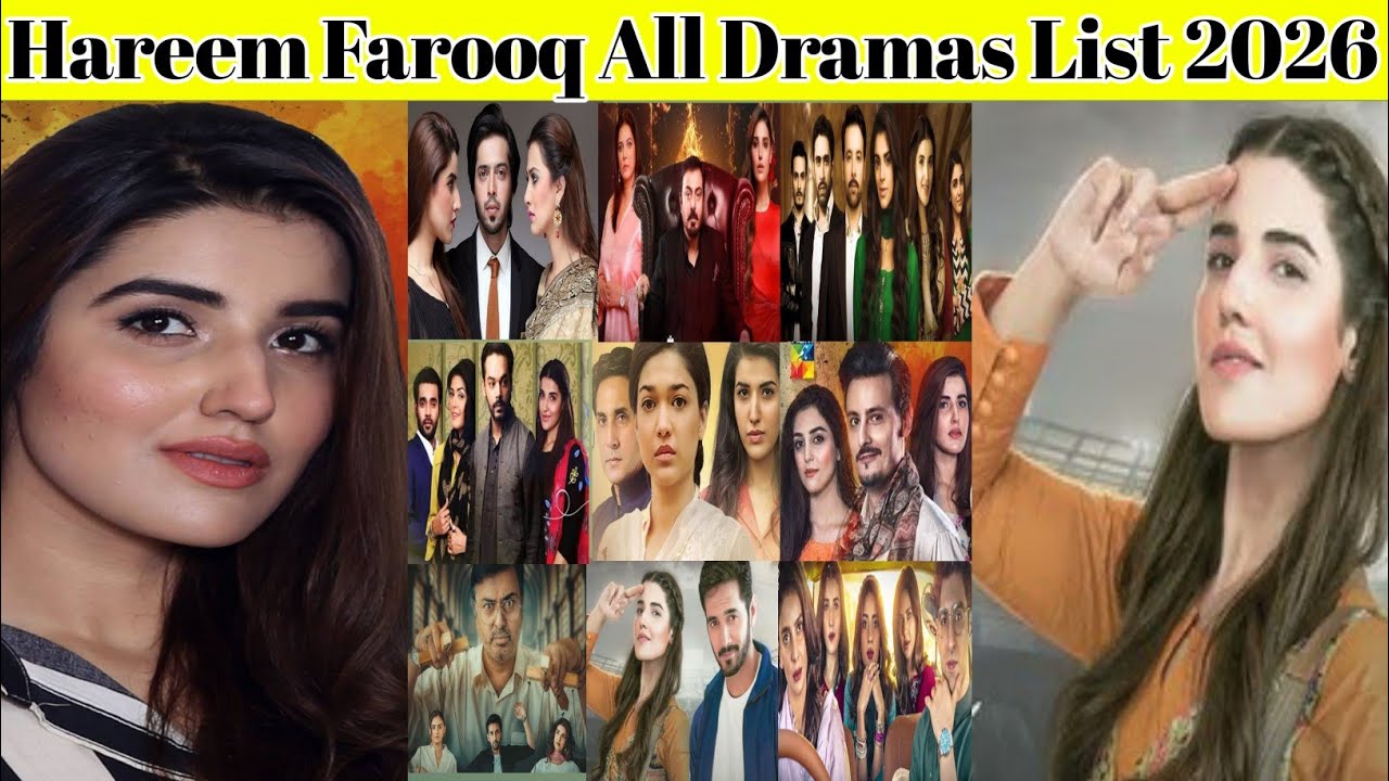 Hareem Farooq All Dramas List 2026||Hareem Farooq New dramas||Five drama