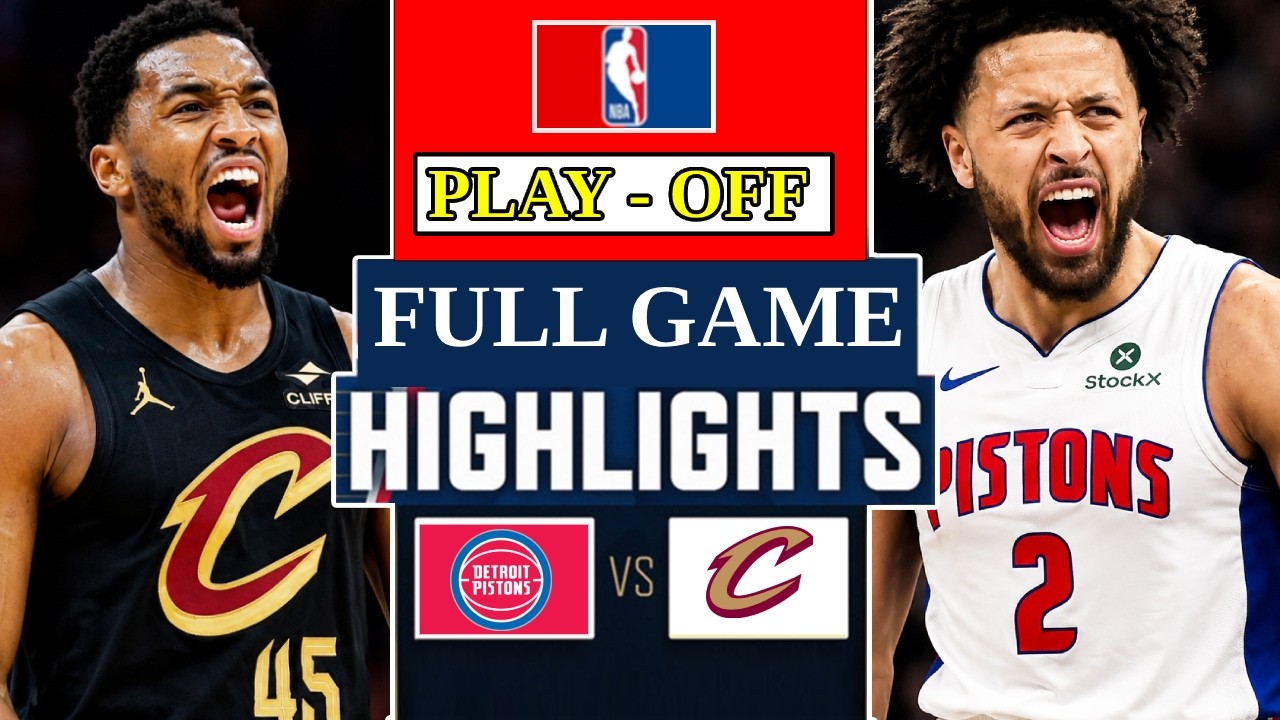 Pistons vs Cavaliers Game 2 Highlights | 2026 NBA Playoffs