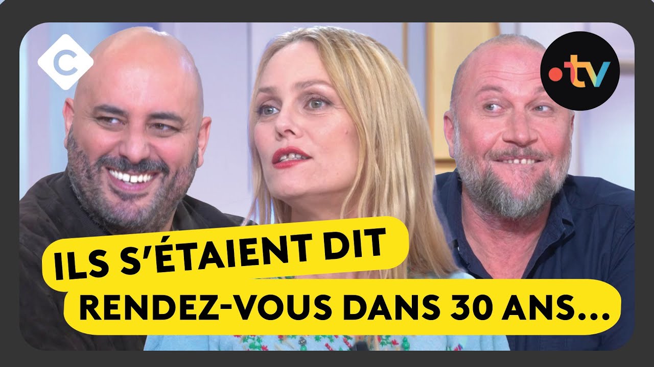 Retrouvailles de Jérôme Commandeur, Vanessa Paradis et François Damiens pour le film “T’as pas changé”
