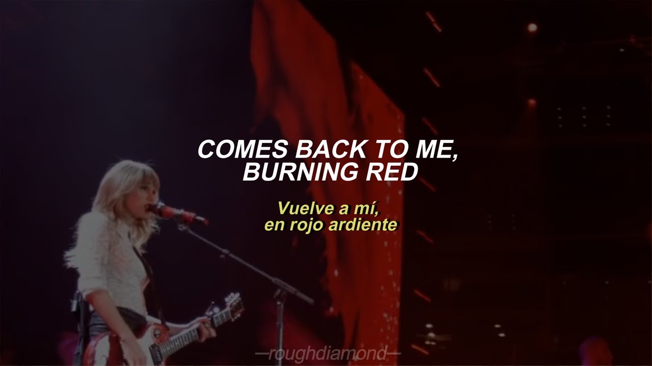 Taylor Swift - Red (Taylor's Version) 🎶 | Subtítulos en Español e Inglés