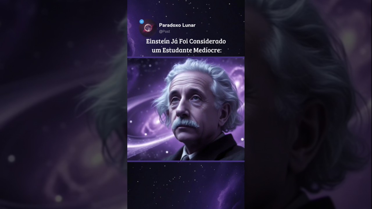 Sabia que Einstein foi considerado mau aluno? 🤔