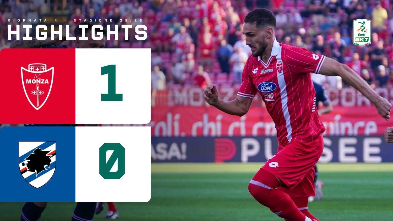 Monza Wins 1-0 Over Sampdoria with Álvarez's Winning Goal ⚽