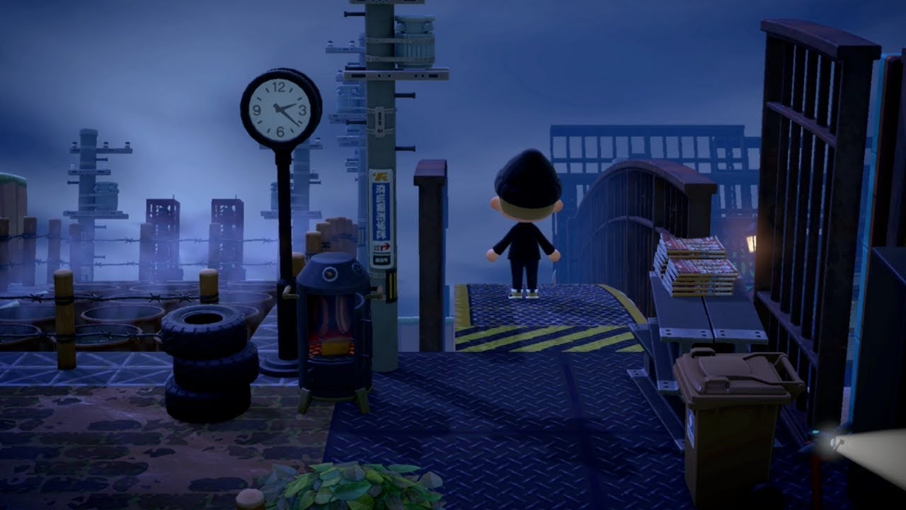 Retro Industrial Wasteland Island Tour 🏝️ | Animal Crossing