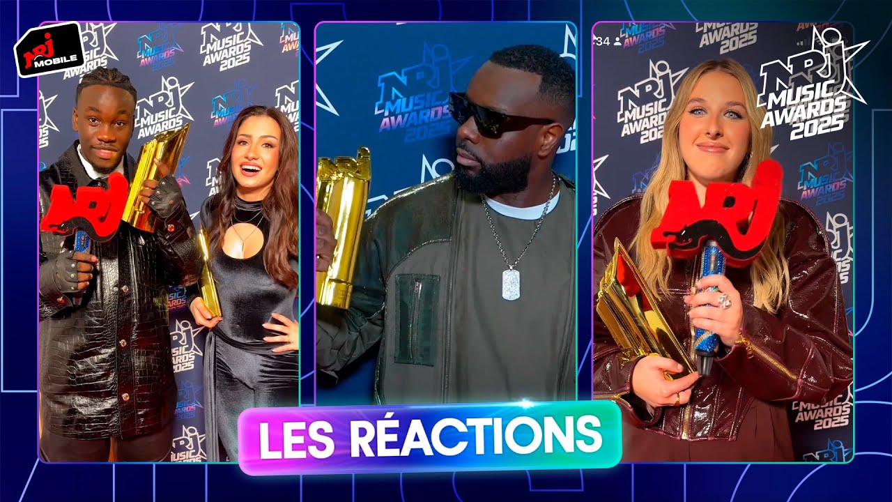 Réactions des gagnants des NRJ Music Awards 2025 🎶