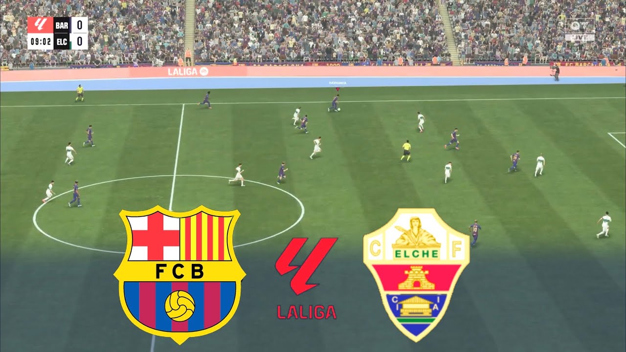FC Barcelona vs Elche – Epic Clash in La Liga 2025/26 ⚽