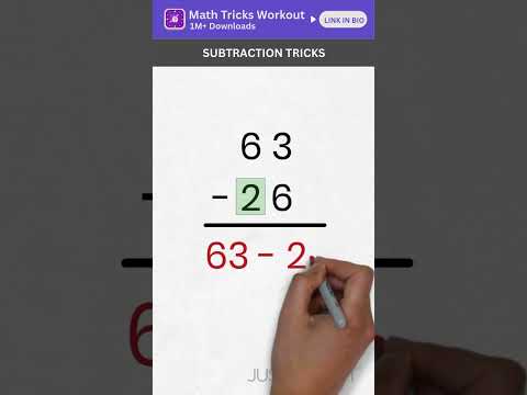 Math Tricks - Subtraction Tricks - Mental Maths - Easy Math Tricks - Math Hacks #mathtricks