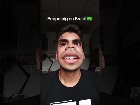 PEPPA PIG en BRASIL 🇧🇷 #shorts #peppapig #peppa #funny #filter #humor #ytshorts #trend #yt #brasil