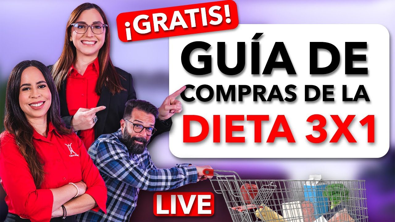 ¡GRATIS! Guía de Compras de la Dieta 3x1