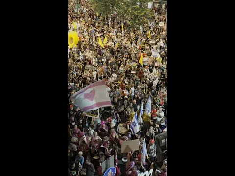 Israelis protest Netanyahu's Gaza policies