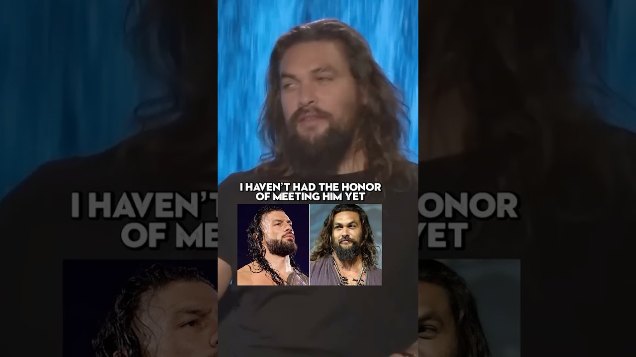 Jason Momoa Reveals Surprising Resemblance to WWE Star Roman Reigns 🤔