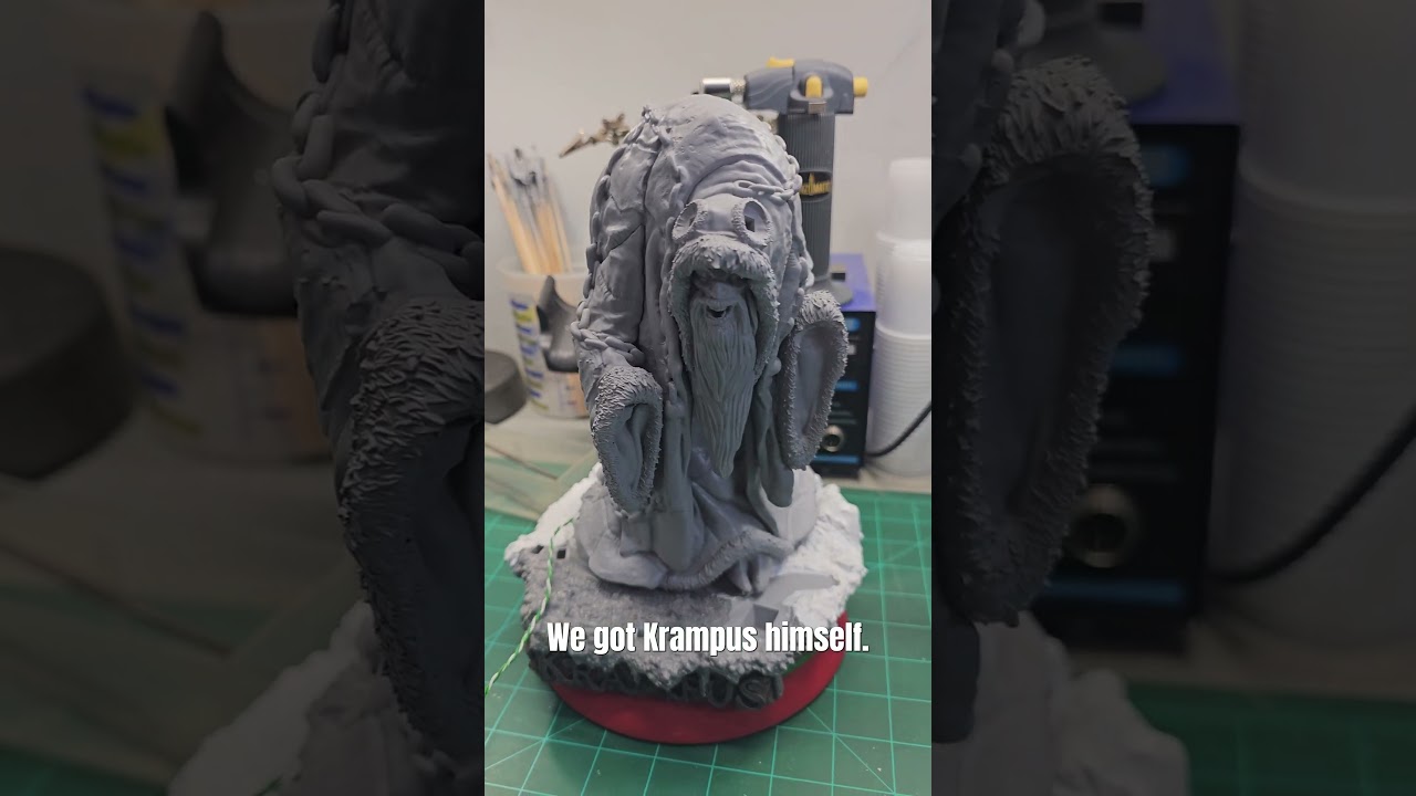 The Dark Side of Christmas: 3D Printed Krampus 🎄