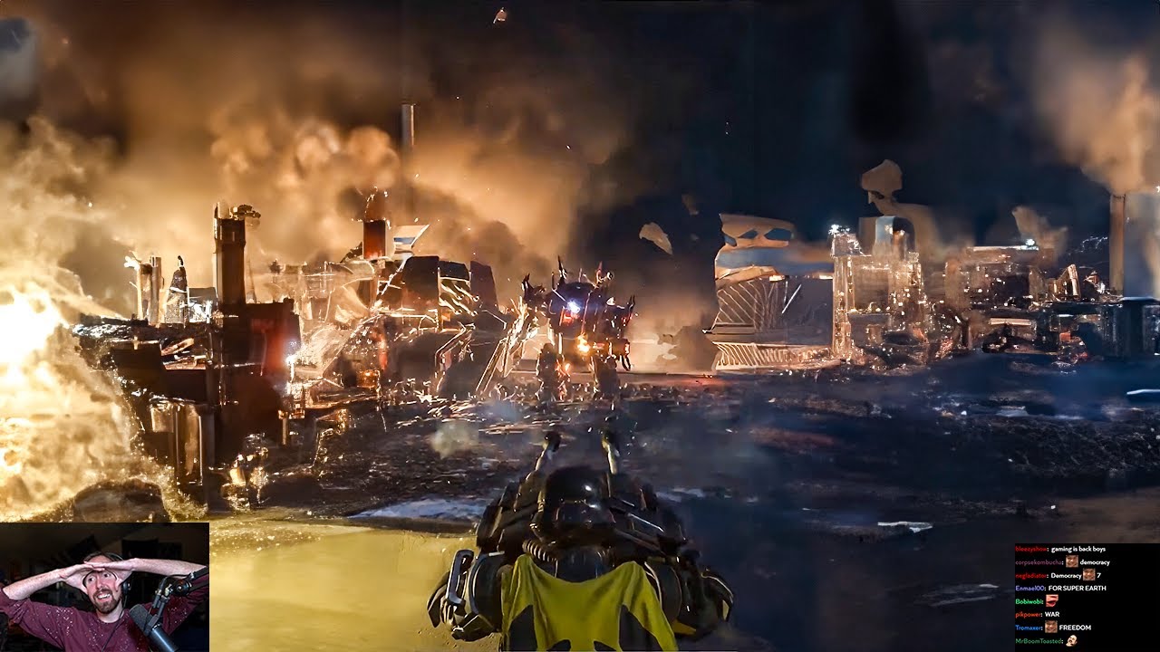 Asmongold Reacts to Helldivers 2 Gameplay ๐ฎ