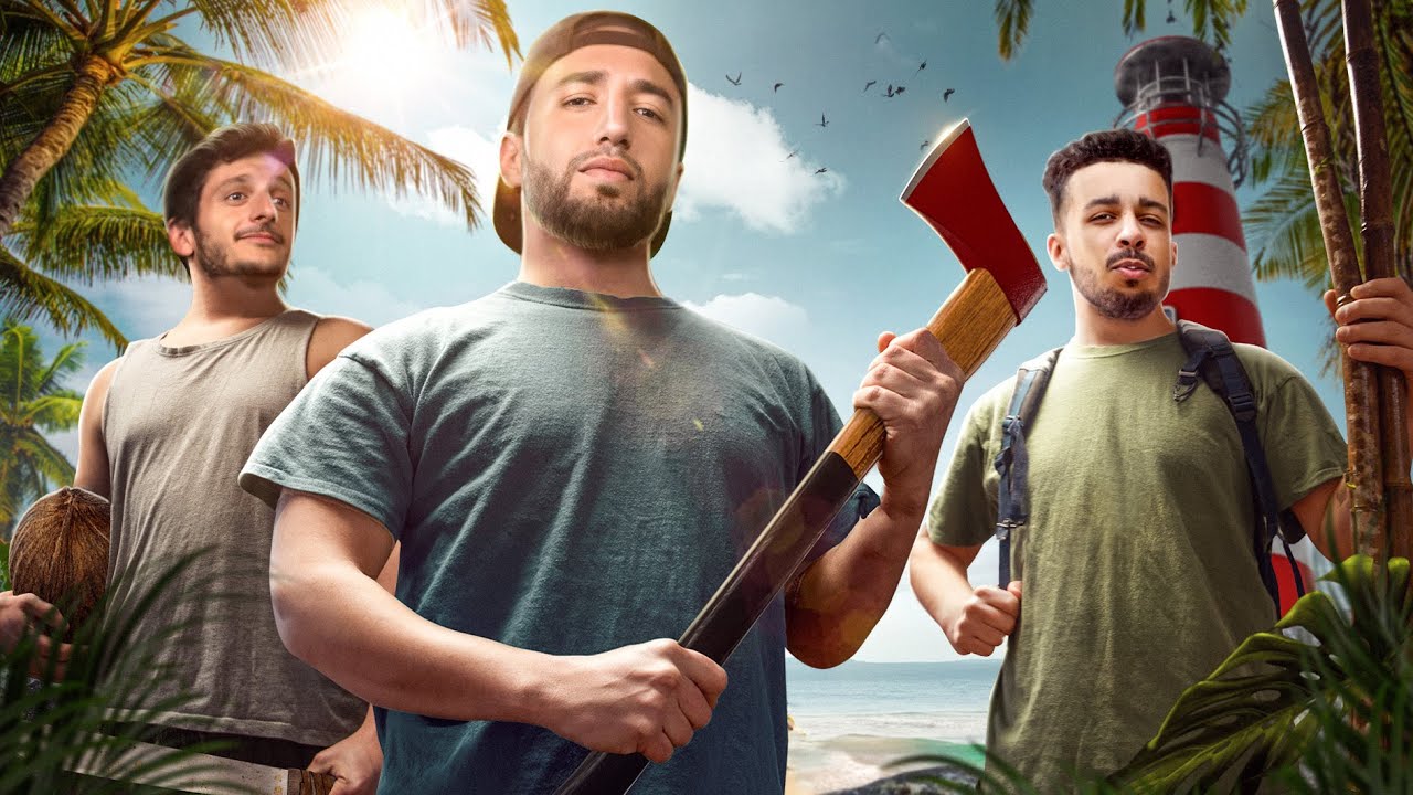 Survie de 24h sur une île déserte avec Mastu et Maxime 🌴