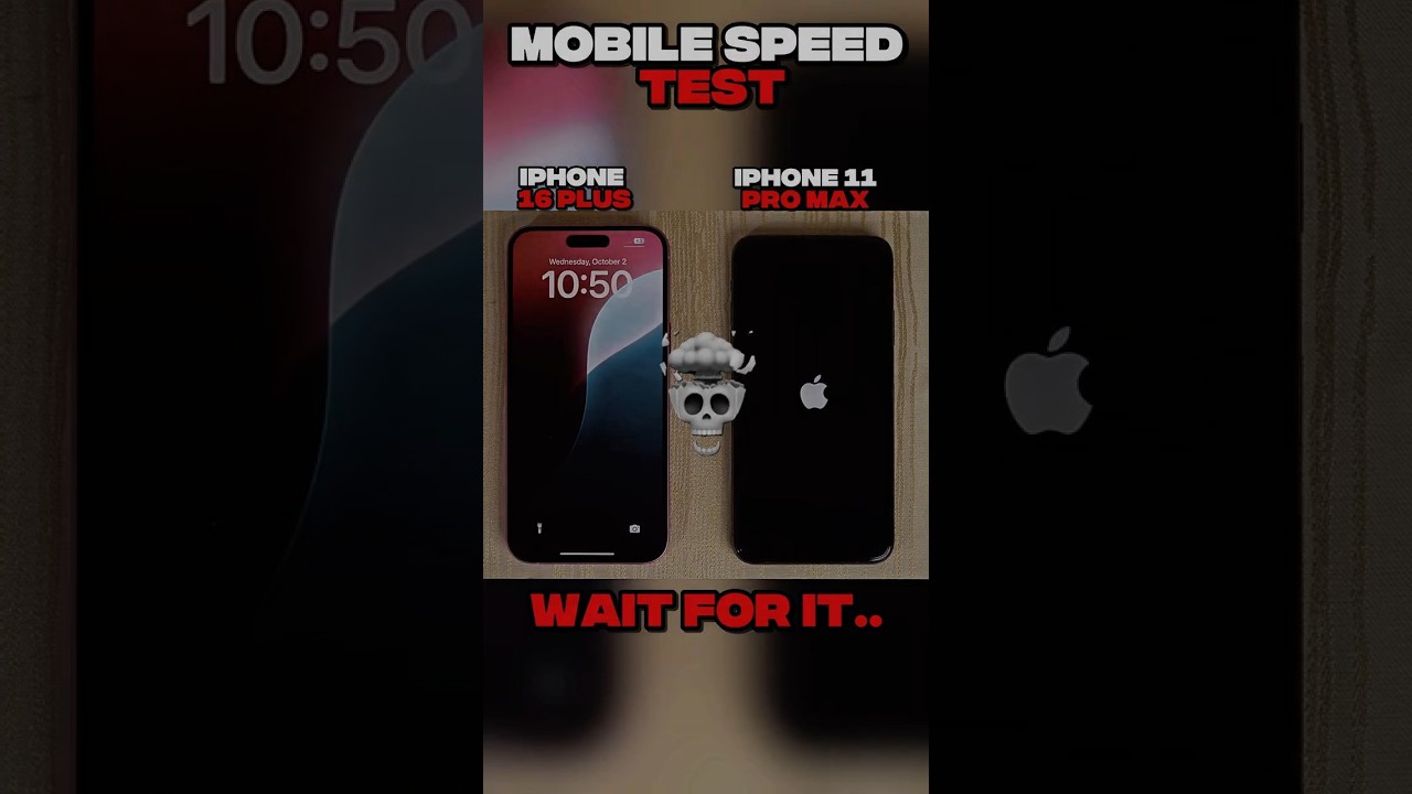 iPhone 11 Pro Max vs. iPhone 16 Plus Speed Test Comparison
